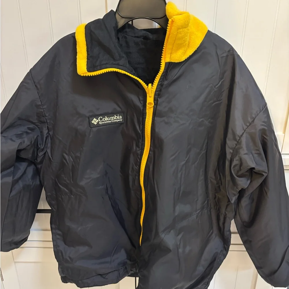 Columbia‎ Kids Reversible Jacket in Yellow and Black